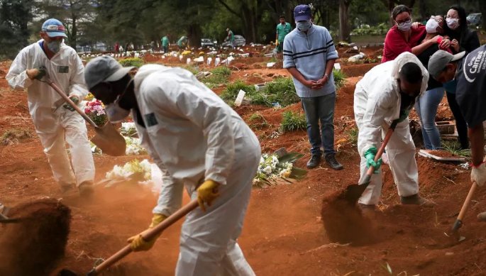 Brasil chega a 100 mil mortos por Covid-19