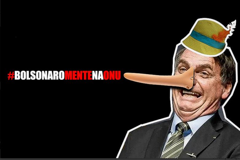 Mentiras de Bolsonaro na ONU destroem imagem do Brasil no mundo