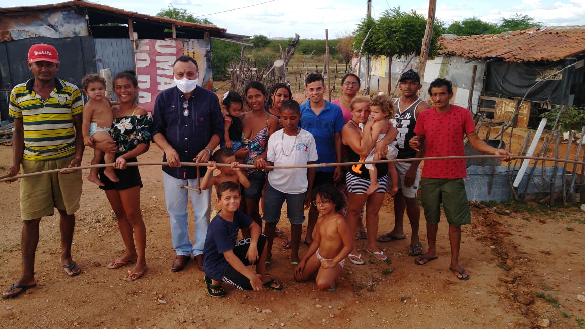 Vereador eleito Zé Gonçalves denuncia corte de água dos sem tetos em Patos