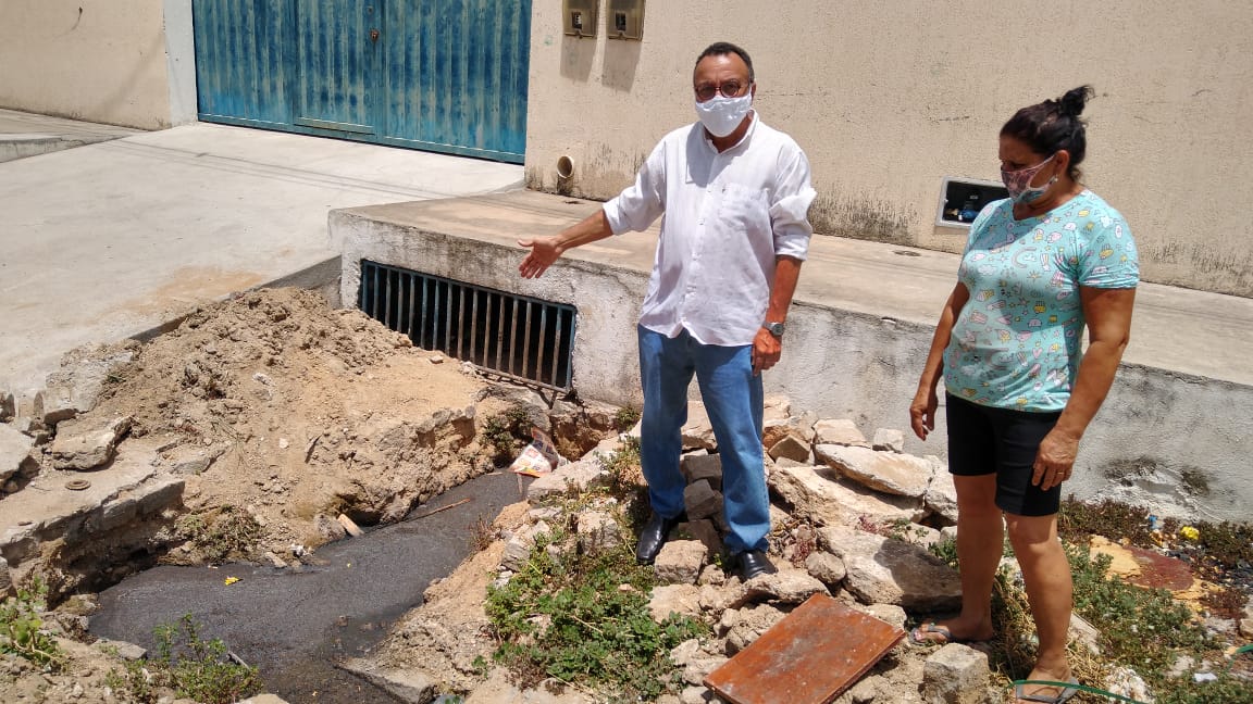 Construções em cima de galerias tem prejudicado moradores em Patos