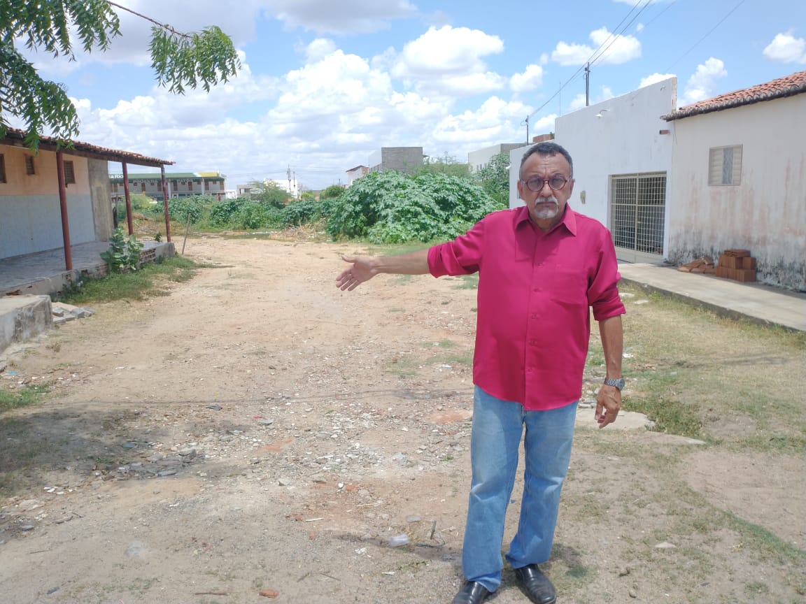 Vereador Zé Gonçalves (PT), defende abertura da Rua Juvino Lustosa no Jatobá