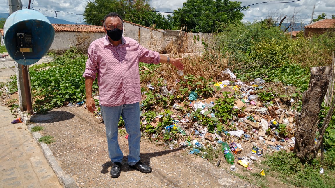 Vereador Zé Gonçalves defende ação imediata da Prefeitura no Conjunto Nova Conquista (Mutirão) em Patos