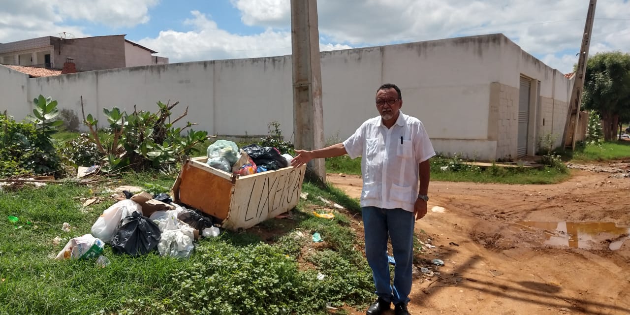 Vereador Zé Gonçalves denuncia calamidade no Bairro Nova Brasília em Patos