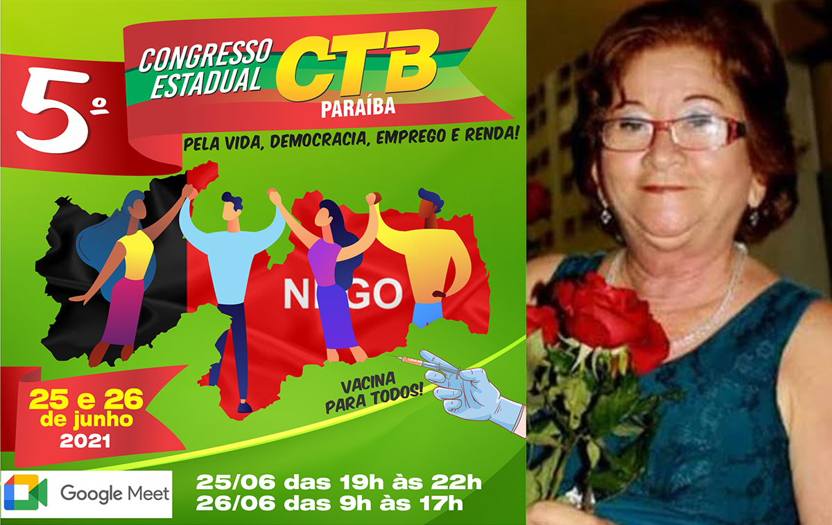 CTB Paraíba homenageará Lúcia Rocha em seu 5° Congresso Estadual