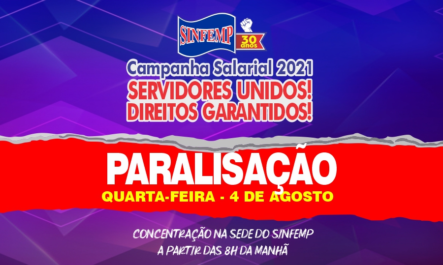 Prefeito Nabor Wanderley não atende audiência do SINFEMP e servidores irão paralisar atividades no dia 4 de agosto em Patos