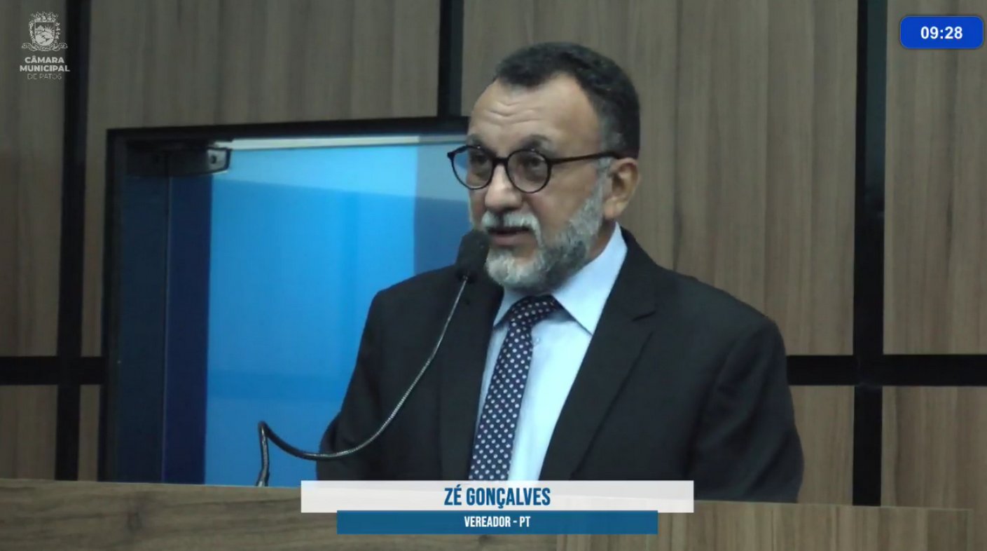 Zé Gonçalves reclama igualdade de espaço nas redes sociais da Câmara para mostrar trabalho dos vereadores