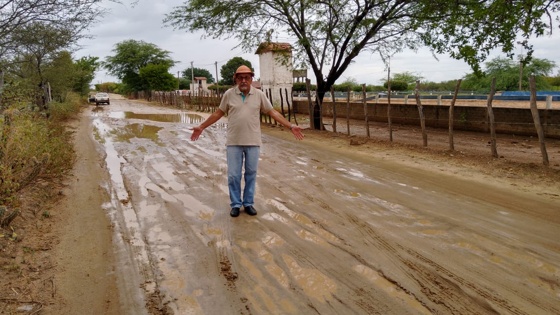 Vereador Zé Gonçalves (PT), defende recuperação do baldo do açude jatobá e estrada que dá acesso a barragem da farinha