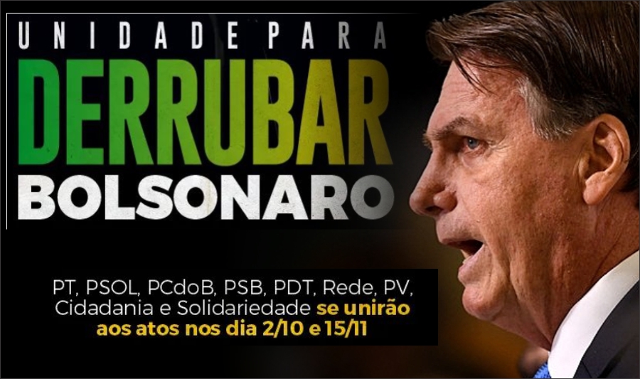 UNIDADE PARA DERRUBAR O CANALHA DA REPÚBLICA!